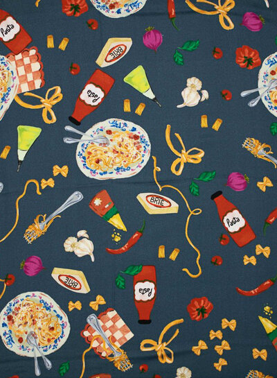 Foodie - satin viscose