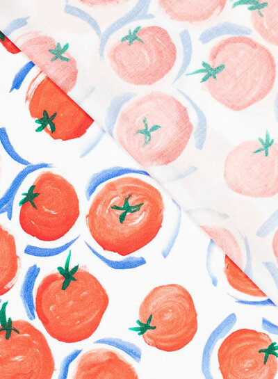 Tomato - gesatineerde viscose