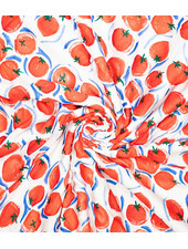 Tomato - satin viscose