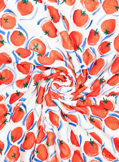Tomato - gesatineerde viscose