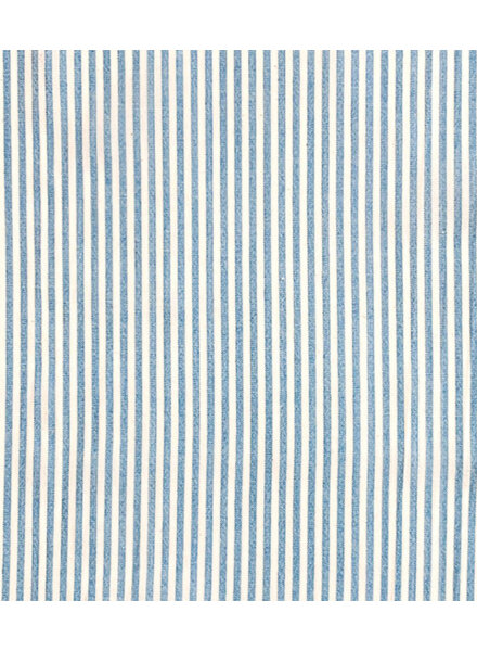 lichtblauw streepjes - katoen viscose mix