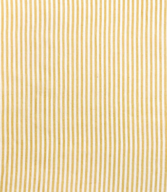 geel streepjes - katoen viscose mix