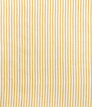 yellow stripes - cotton viscose mix