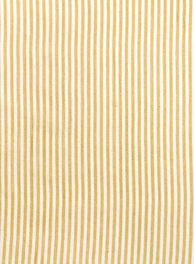 yellow stripes - cotton viscose mix