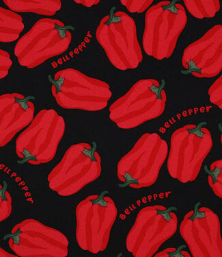 red pepper black - canvas