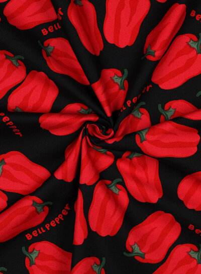 red pepper black - canvas