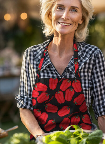 red pepper black - canvas