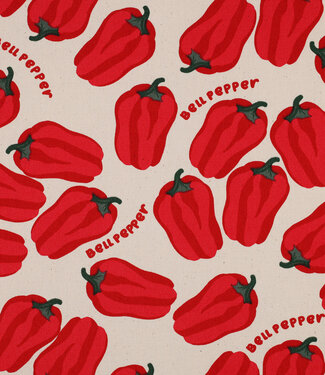 red pepper ecru - canvas
