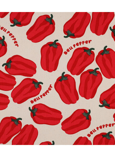 red pepper ecru - canvas