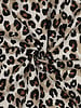 leopard linen look - canvas