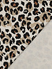 leopard linen look - canvas