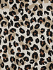 leopard linen look - canvas