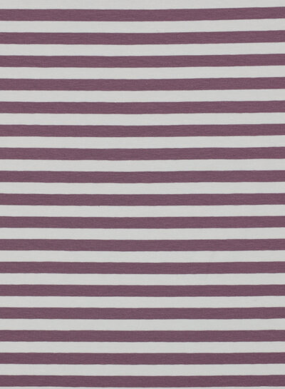 Madeline purple/white striped jersey