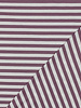 Madeline paars / wit gestreept - tricot