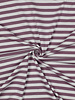 Madeline paars / wit gestreept - tricot