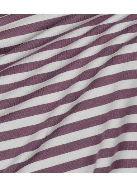 Madeline purple/white striped jersey