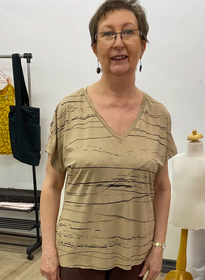 V-hals techniek in T-shirt 19/04/2026