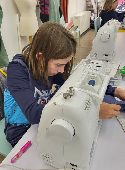 open sewing day for kids Monday 16/02/2020
