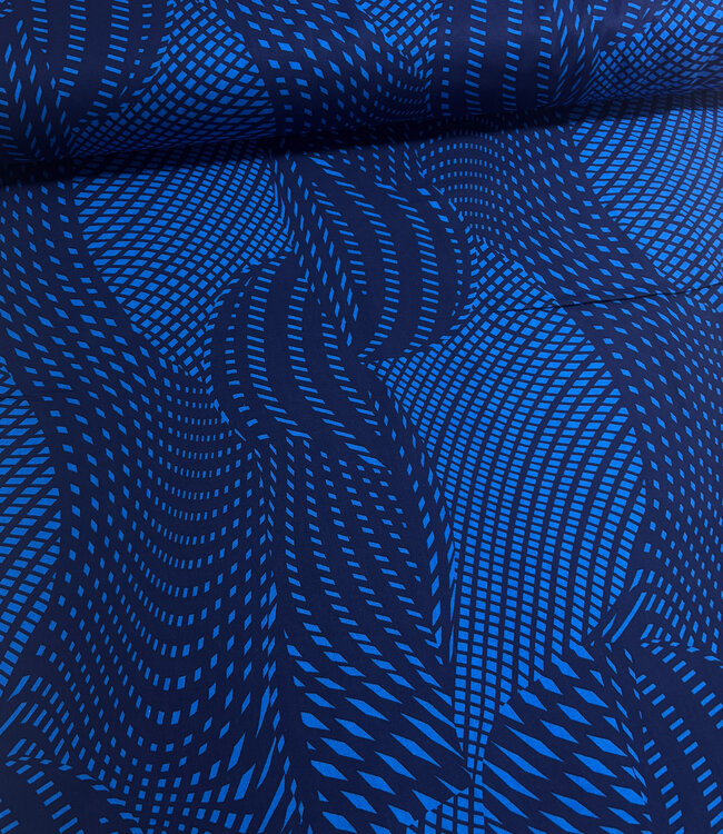 Studio E Fabrics jazzed cobaltblue - 270 breedte - patchworkkatoen