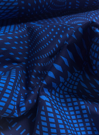Studio E Fabrics jazzed cobaltblue - 270 breedte - patchworkkatoen