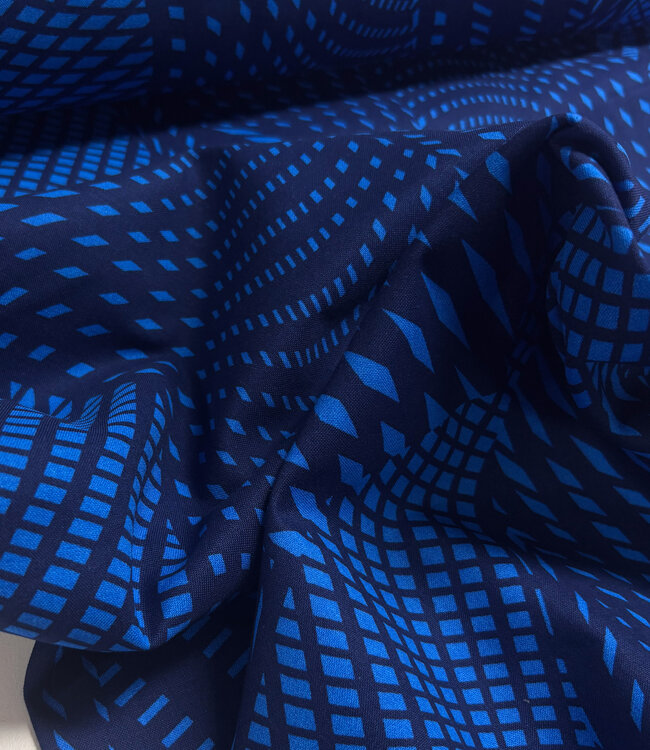 Studio E Fabrics jazzed cobaltblue - 270 breedte - patchworkkatoen