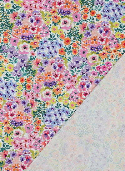Poppy fabrics spring blossom - beautiful soft jersey