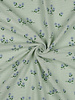 Poppy fabrics mini flowers - lilac mint - tetra / double gauze