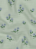 Poppy fabrics mini bloemetjes - lila mint - tetra / double gauze