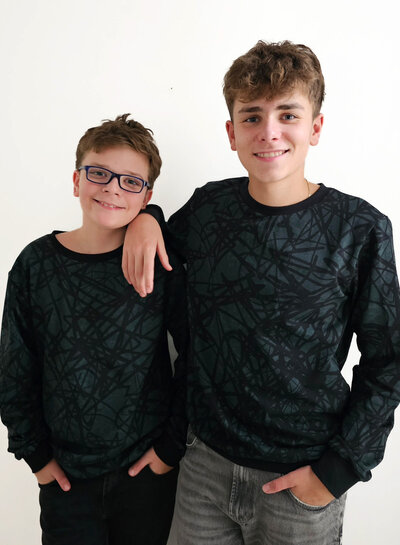 THORSTEN BERGER STAY CURIOUS - dark - French terry