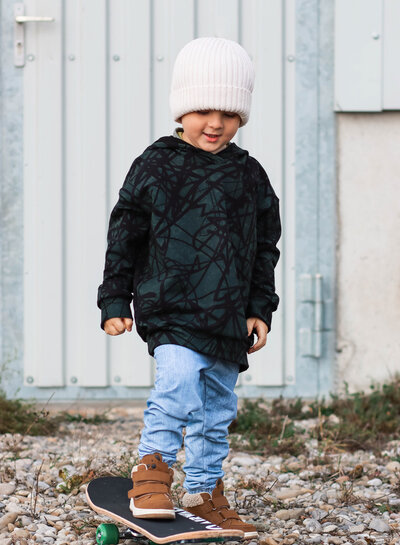 THORSTEN BERGER STAY CURIOUS - dark - French terry