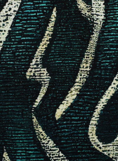 Swafing blue universe - modal french terry