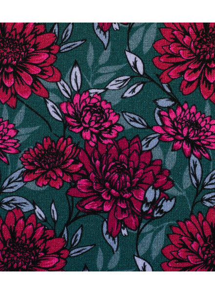 Swafing Dahlias petrol - modal french terry