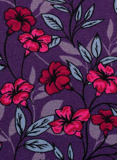 Swafing Hibiscus kardinaalpaars - modal french terry