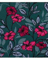 Swafing Hibiscus petrol - modal french terry