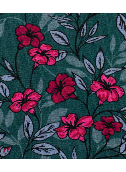 Swafing Hibiscus petrol - modal french terry