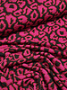 A la Ville Leopard pink with a touch of red - beautiful stretch jacquard