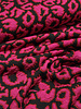 A la Ville Leopard pink with a touch of red - beautiful stretch jacquard