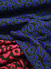 A la Ville Leopard pink with a touch of red - beautiful stretch jacquard