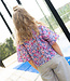 Poppy fabrics paars bloemetjes - popeline katoen