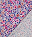 Poppy fabrics paars bloemetjes - popeline katoen