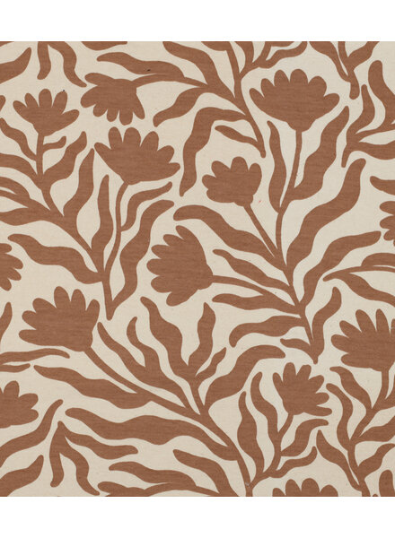 Poppy fabrics mocha mouche natural soft sweater