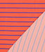 Poppy fabrics koraal en lila gestreept - spons