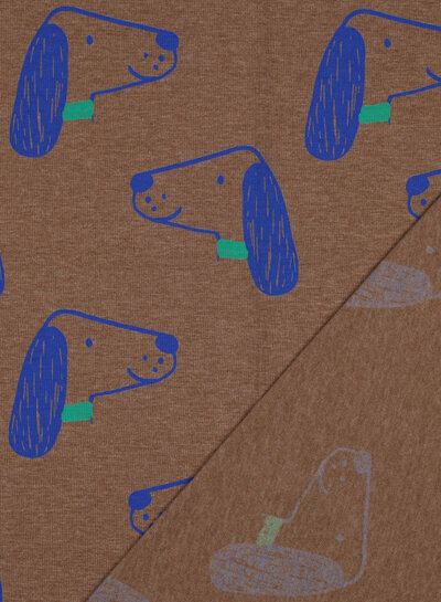 Poppy fabrics Flappy hondjes - tricot