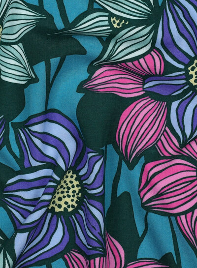 Poppy fabrics Zinnia geweven viscsoe