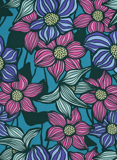 Poppy fabrics Zinnia woven viscsoe