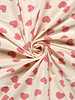 zacht roze hartjes - tricot