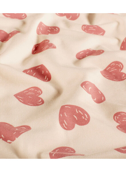 soft pink hearts - jersey