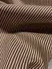 cognac en ecru gestreept - wrincle cotton