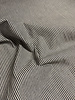 ecru en zwart gestreept - wrincle cotton