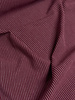 bordeaux and white pinstripe - wrincle cotton